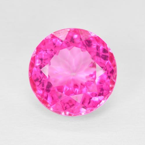 6.32ct Natural Hot Pink Topaz, Round, VVS