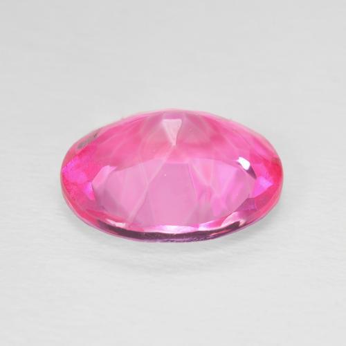 Topaz Gemstone in 12 x 10 mm (calibrated) Size for Sale, Topaz Stone in Deep Magenta Color