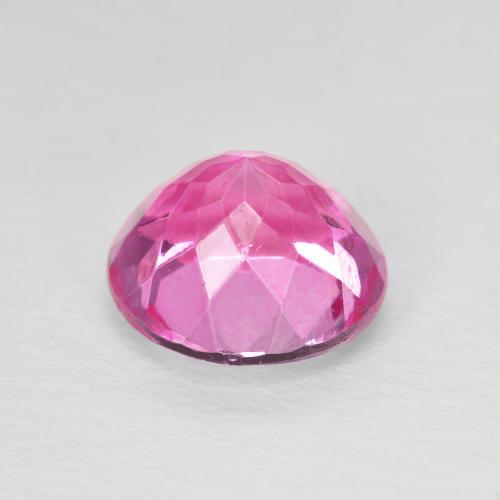 Topaz Gemstone in 9 mm (calibrated) Size for Sale, Topaz Stone in Dark Pink Color