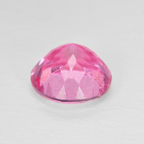 Topaz Gemstone in 9 mm (calibrated) Size for Sale, Topaz Stone in Deep Magenta Color