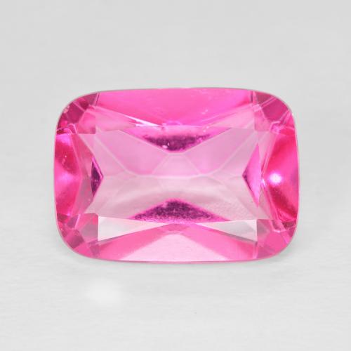 8.79ct Natural Hot Pink Topaz, Cushion, VVS-VS
