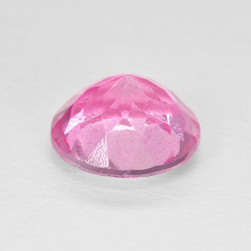 Topaz Gemstone in 9 mm (calibrated) Size for Sale, Topaz Stone in Dark Pink Color