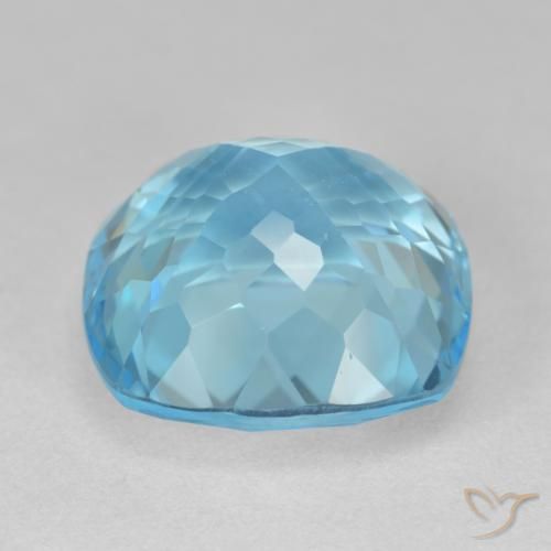 Topaz Gemstone in 16 x 16 mm (calibrated) Size for Sale, Topaz Stone in Swiss Blue Color