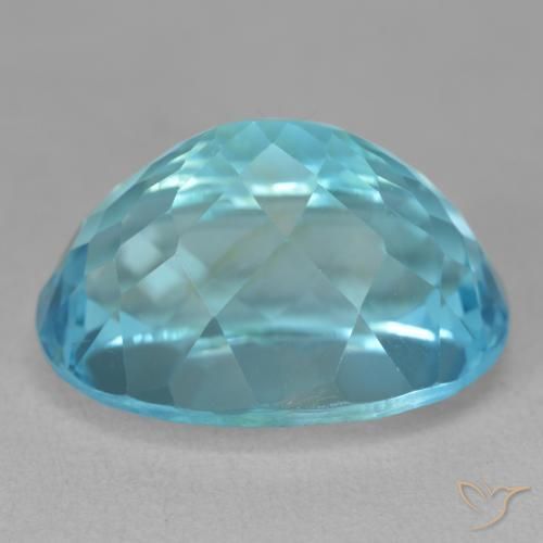 Topaz Gemstone in 18.9 x 13.7 mm Size for Sale, Topaz Stone in Swiss Blue Color