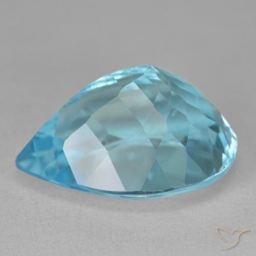 Topaz Gemstone in 20 x 15 mm (calibrated) Size for Sale, Topaz Stone in Swiss Blue Color