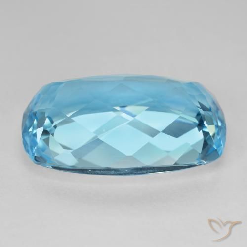 Topaz Gemstone in 22.1 x 15.2 mm Size for Sale, Topaz Stone in Swiss Blue Color