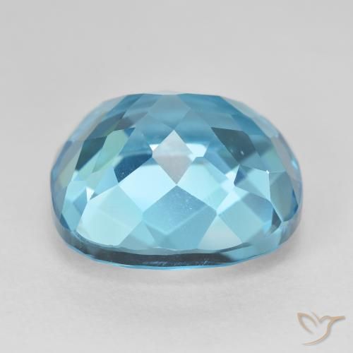 Topaz Gemstone in 16 x 16 mm (calibrated) Size for Sale, Topaz Stone in Swiss Blue Color