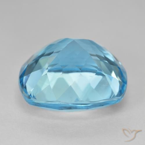Topaz Gemstone in 18 x 18 mm (calibrated) Size for Sale, Topaz Stone in Swiss Blue Color