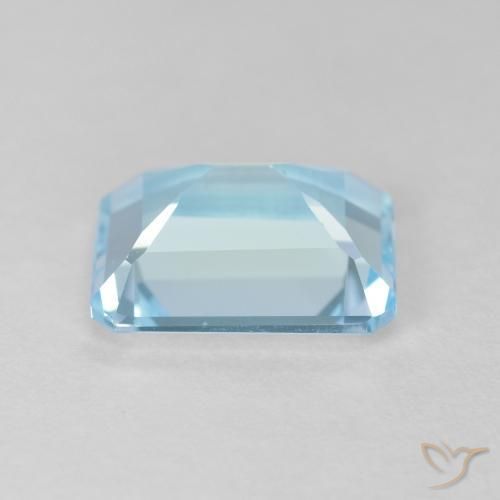 Topaz Gemstone in 10 x 8 mm (calibrated) Size for Sale, Topaz Stone in Sky Blue Color