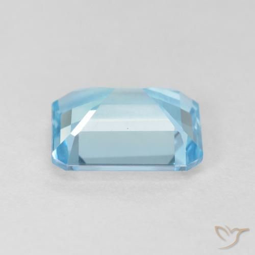 Topaz Gemstone in 10 x 8 mm (calibrated) Size for Sale, Topaz Stone in Swiss Blue Color