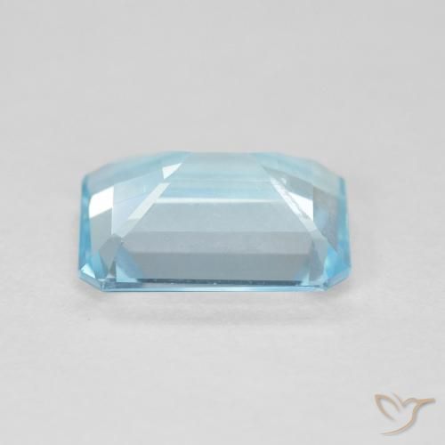 Topaz Gemstone in 10 x 8 mm (calibrated) Size for Sale, Topaz Stone in Sky Blue Color