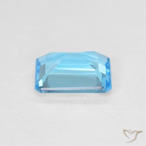 Topaz Gemstone in 8 x 6 mm (calibrated) Size for Sale, Topaz Stone in Deep Sky Blue Color