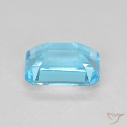 Topaz Gemstone in 8 x 6 mm (calibrated) Size for Sale, Topaz Stone in Swiss Blue Color