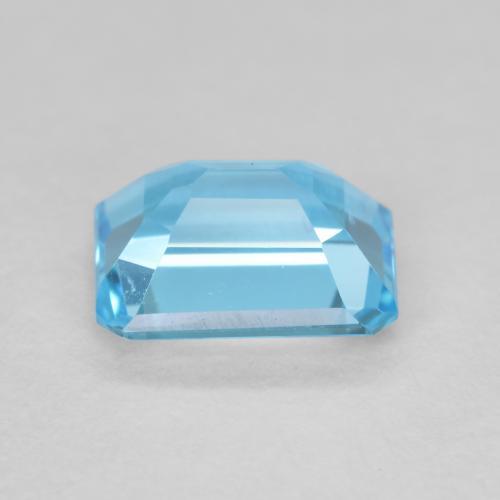 Topaz Gemstone in 8 x 6 mm (calibrated) Size for Sale, Topaz Stone in Swiss Blue Color