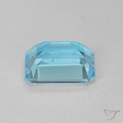 Topaz Gemstone in 8 x 6 mm (calibrated) Size for Sale, Topaz Stone in Light Blue Color
