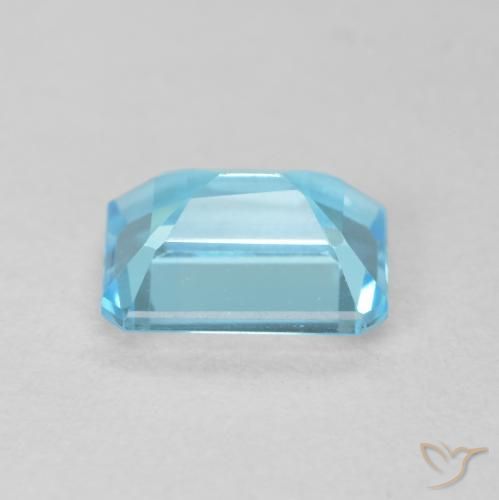 Topaz Gemstone in 8 x 6 mm (calibrated) Size for Sale, Topaz Stone in Swiss Blue Color