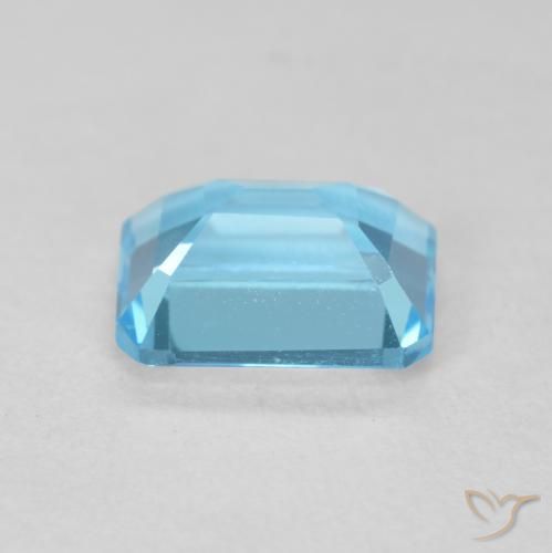 Topaz Gemstone in 8 x 6 mm (calibrated) Size for Sale, Topaz Stone in Swiss Blue Color
