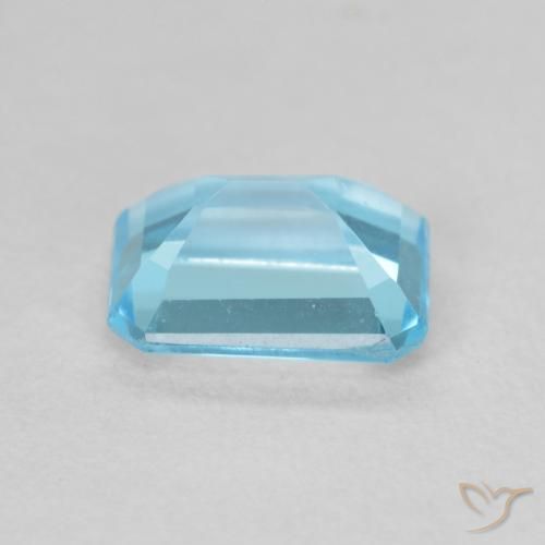 Topaz Gemstone in 8.2 x 6.3 mm Size for Sale, Topaz Stone in Swiss Blue Color