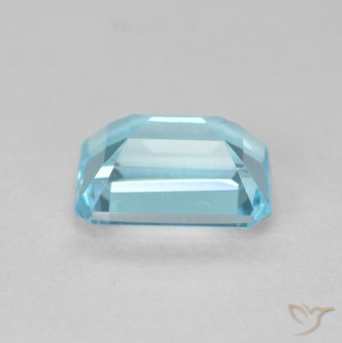 Topaz Gemstone in 8 x 6 mm (calibrated) Size for Sale, Topaz Stone in Light Sky Blue Color