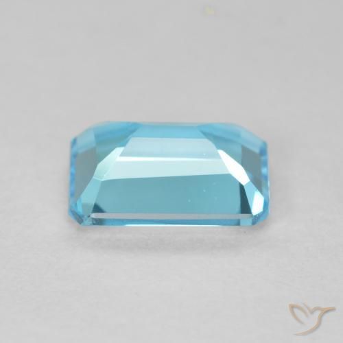 Topaz Gemstone in 8 x 6 mm (calibrated) Size for Sale, Topaz Stone in Light Sky Blue Color