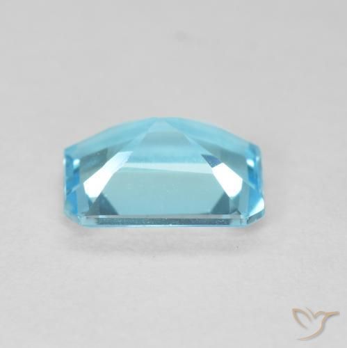 Topaz Gemstone in 8 x 6 mm (calibrated) Size for Sale, Topaz Stone in Swiss Blue Color