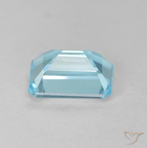Topaz Gemstone in 8 x 6 mm (calibrated) Size for Sale, Topaz Stone in Light Blue Color