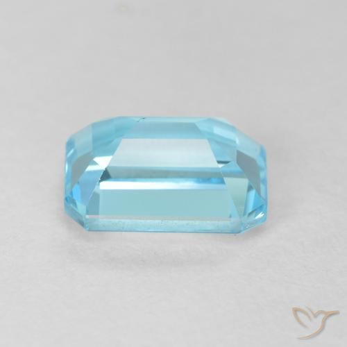Topaz Gemstone in 8 x 6 mm (calibrated) Size for Sale, Topaz Stone in Swiss Blue Color