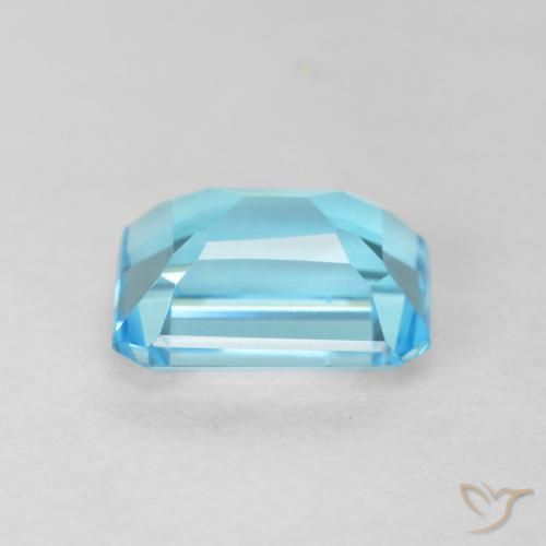 Topaz Gemstone in 8 x 6 mm (calibrated) Size for Sale, Topaz Stone in Swiss Blue Color