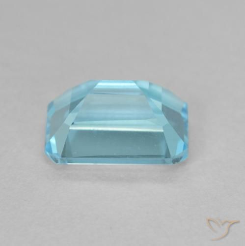 Topaz Gemstone in 8 x 6 mm (calibrated) Size for Sale, Topaz Stone in Light Blue Color