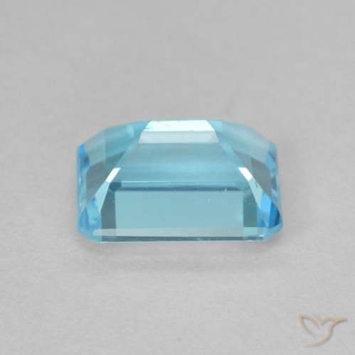 Topaz Gemstone in 8 x 6 mm (calibrated) Size for Sale, Topaz Stone in Light Blue Color
