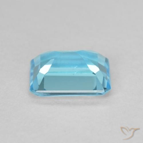 Topaz Gemstone in 8 x 6 mm (calibrated) Size for Sale, Topaz Stone in Light Blue Color