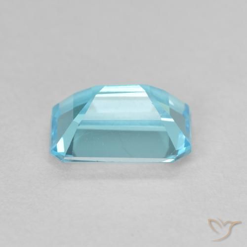 Topaz Gemstone in 8 x 6 mm (calibrated) Size for Sale, Topaz Stone in Light Blue Color