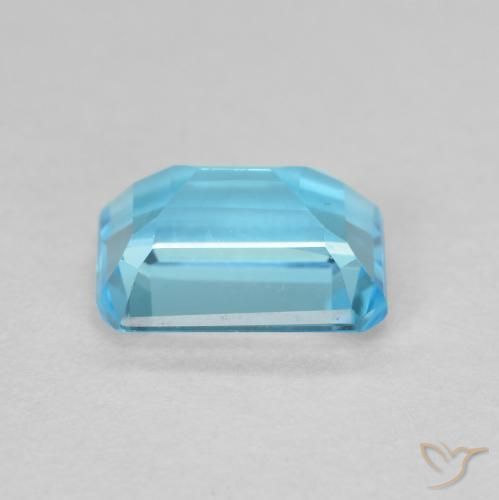 Topaz Gemstone in 8 x 6 mm (calibrated) Size for Sale, Topaz Stone in Swiss Blue Color