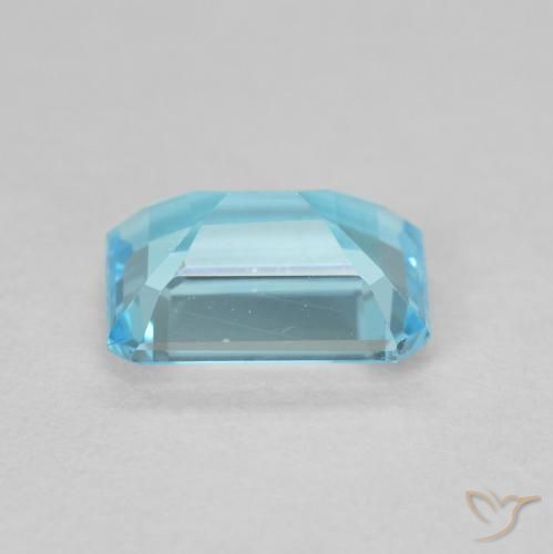 Topaz Gemstone in 8 x 6 mm (calibrated) Size for Sale, Topaz Stone in Light Blue Color