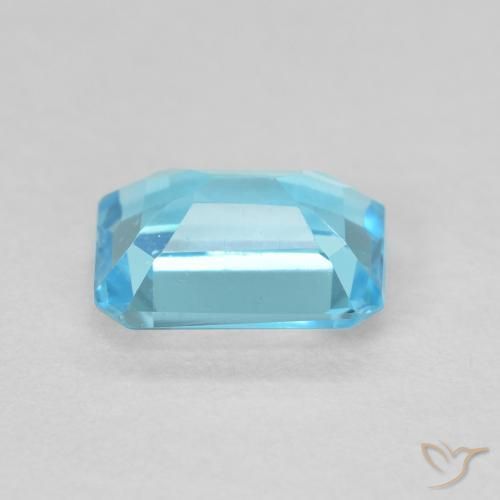Topaz Gemstone in 8 x 6 mm (calibrated) Size for Sale, Topaz Stone in Light Sky Blue Color