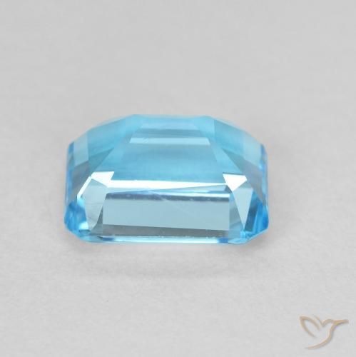 Topaz Gemstone in 8 x 6 mm (calibrated) Size for Sale, Topaz Stone in Swiss Blue Color