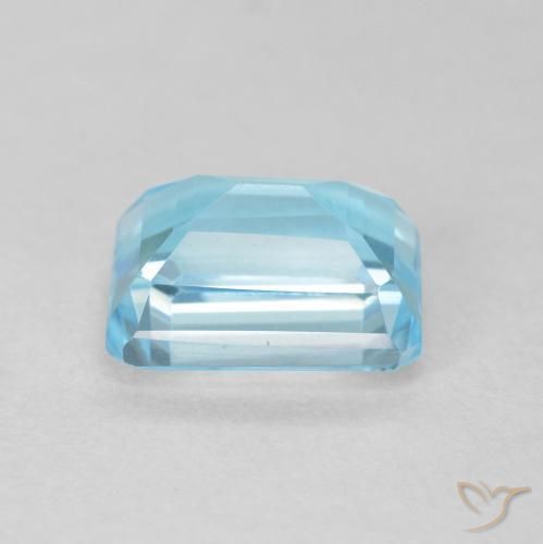 Topaz Gemstone in 8 x 6 mm (calibrated) Size for Sale, Topaz Stone in Swiss Blue Color
