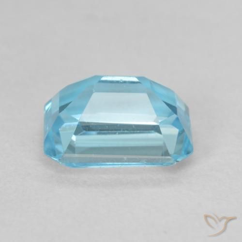 Topaz Gemstone in 8 x 6 mm (calibrated) Size for Sale, Topaz Stone in Swiss Blue Color