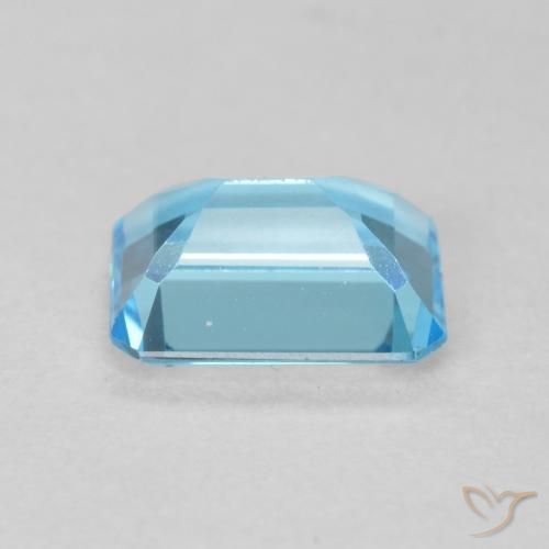 Topaz Gemstone in 8 x 6 mm (calibrated) Size for Sale, Topaz Stone in Swiss Blue Color