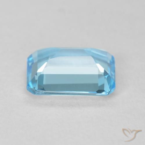 Topaz Gemstone in 8 x 6 mm (calibrated) Size for Sale, Topaz Stone in Swiss Blue Color