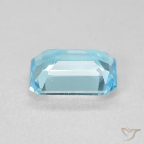 Topaz Gemstone in 8 x 6 mm (calibrated) Size for Sale, Topaz Stone in Swiss Blue Color