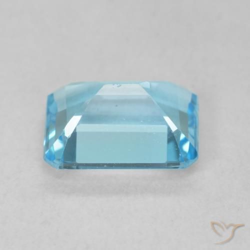 Topaz Gemstone in 8 x 6 mm (calibrated) Size for Sale, Topaz Stone in Swiss Blue Color