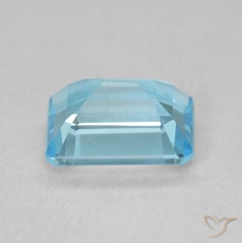 Topaz Gemstone in 8 x 6 mm (calibrated) Size for Sale, Topaz Stone in Swiss Blue Color