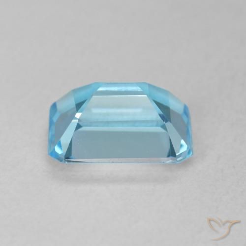 Topaz Gemstone in 8 x 6 mm (calibrated) Size for Sale, Topaz Stone in Swiss Blue Color