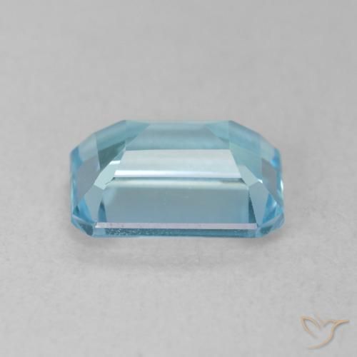 Topaz Gemstone in 8 x 6 mm (calibrated) Size for Sale, Topaz Stone in Light Blue Color