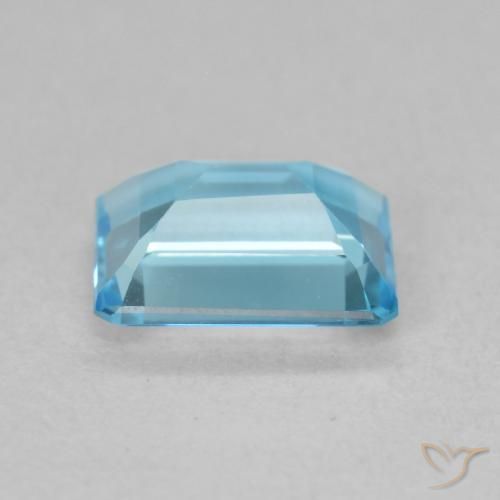 Topaz Gemstone in 8 x 6 mm (calibrated) Size for Sale, Topaz Stone in Swiss Blue Color