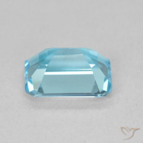 Topaz Gemstone in 8 x 6 mm (calibrated) Size for Sale, Topaz Stone in Light Greenish Blue Color