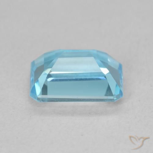 Topaz Gemstone in 8 x 6 mm (calibrated) Size for Sale, Topaz Stone in Swiss Blue Color