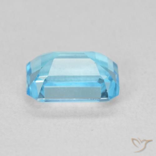 Topaz Gemstone in 7.9 x 5.7 mm Size for Sale, Topaz Stone in Swiss Blue Color