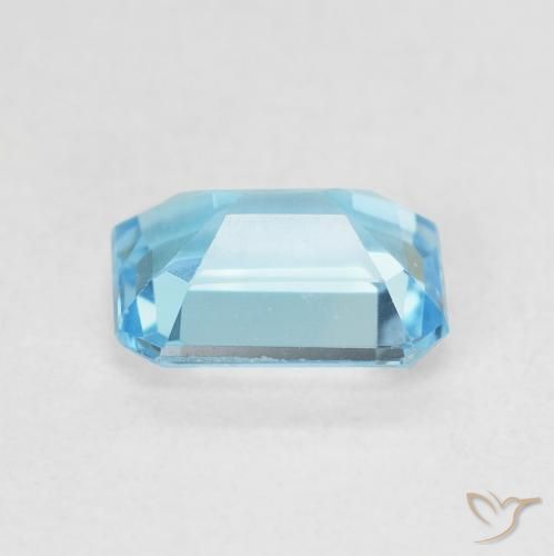 Topaz Gemstone in 8 x 6 mm (calibrated) Size for Sale, Topaz Stone in Swiss Blue Color